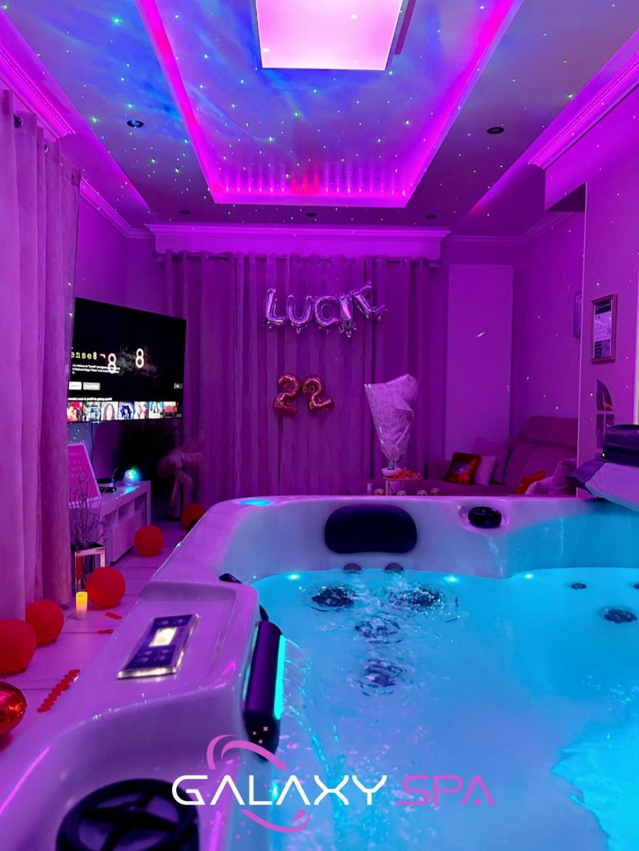 Galaxy Spa - Suite Venus Jacuzzi Et Sauna Privatif Champigneulles Exteriör bild