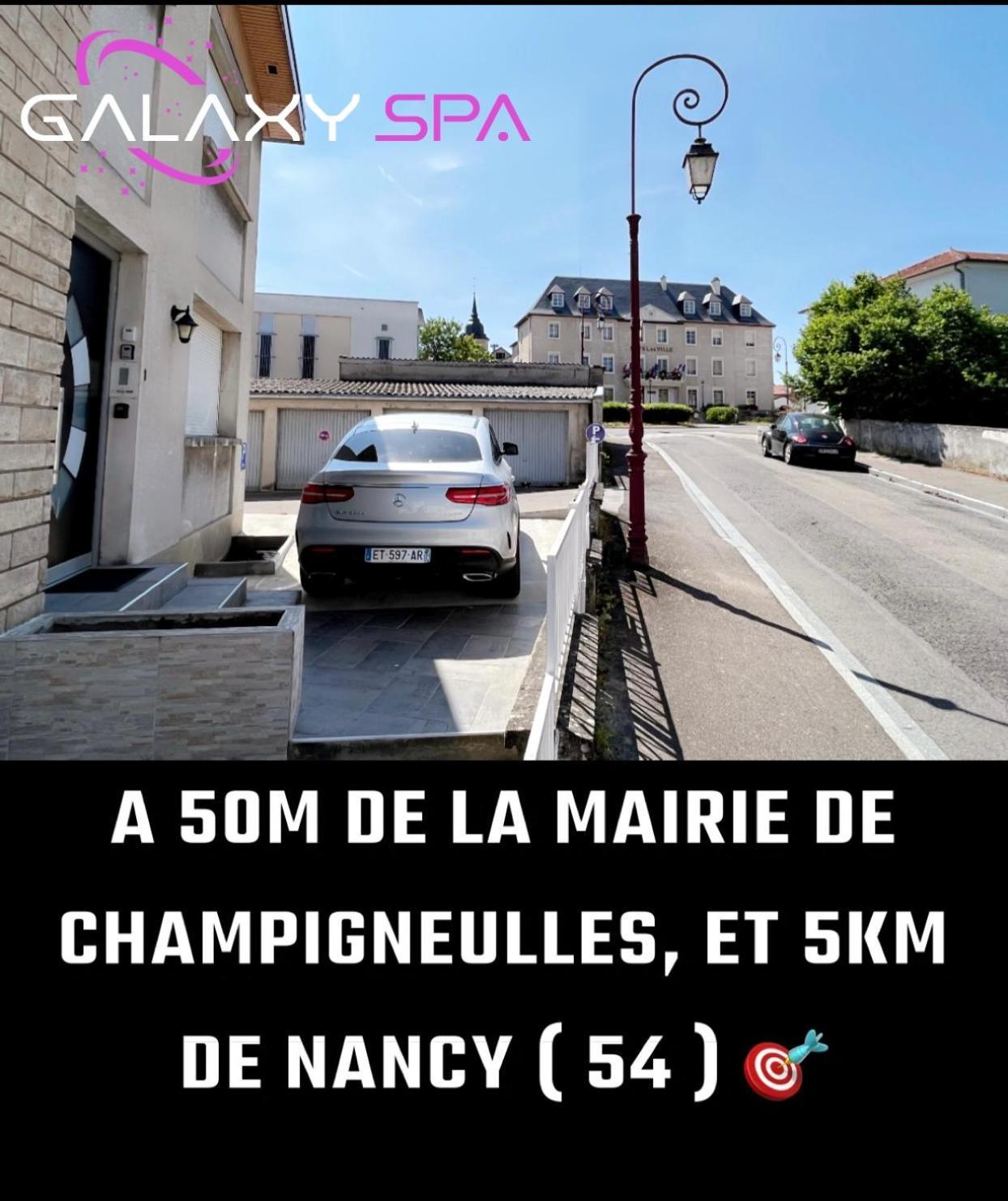 Galaxy Spa - Suite Venus Jacuzzi Et Sauna Privatif Champigneulles Exteriör bild