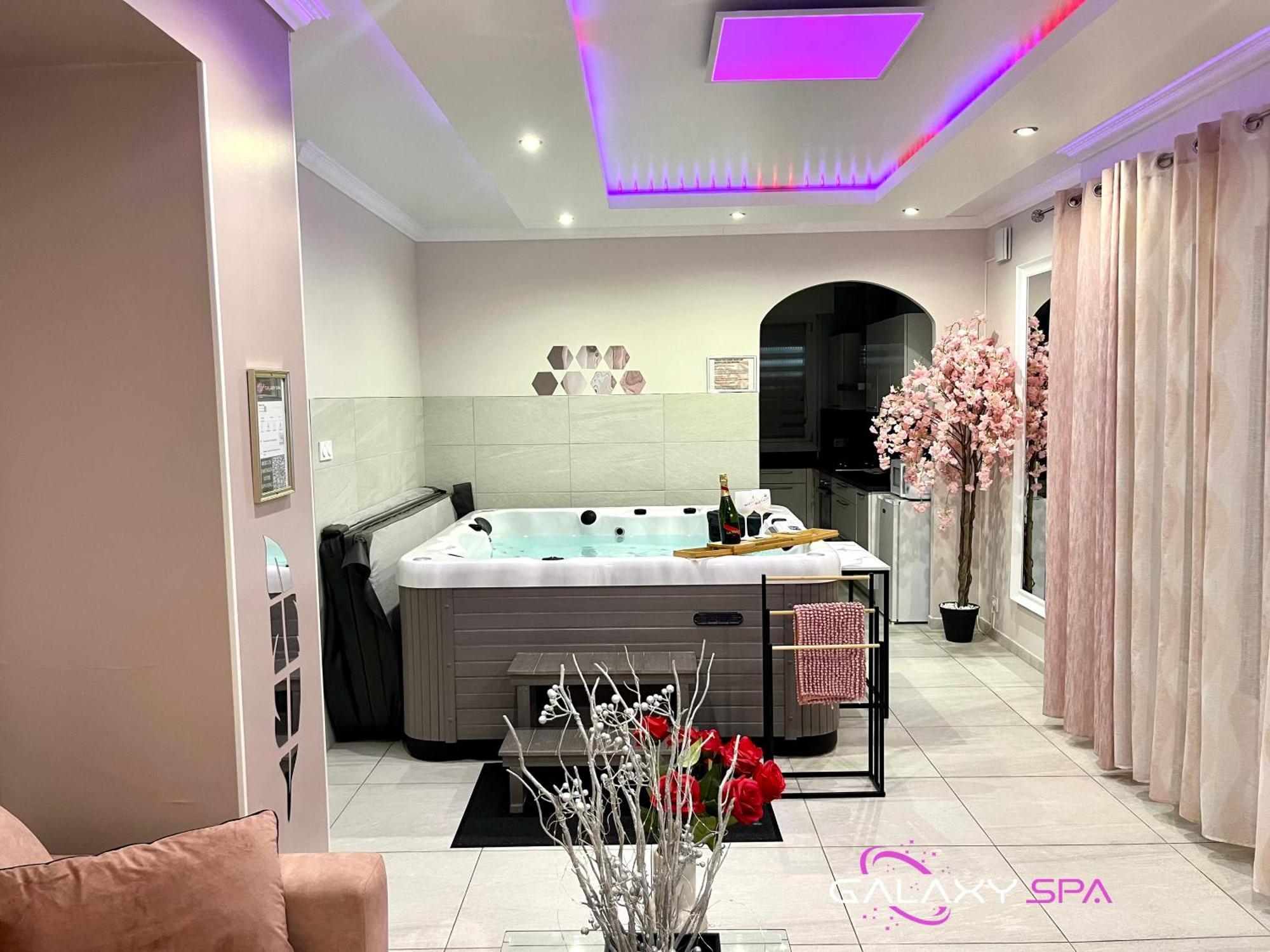 Galaxy Spa - Suite Venus Jacuzzi Et Sauna Privatif Champigneulles Exteriör bild