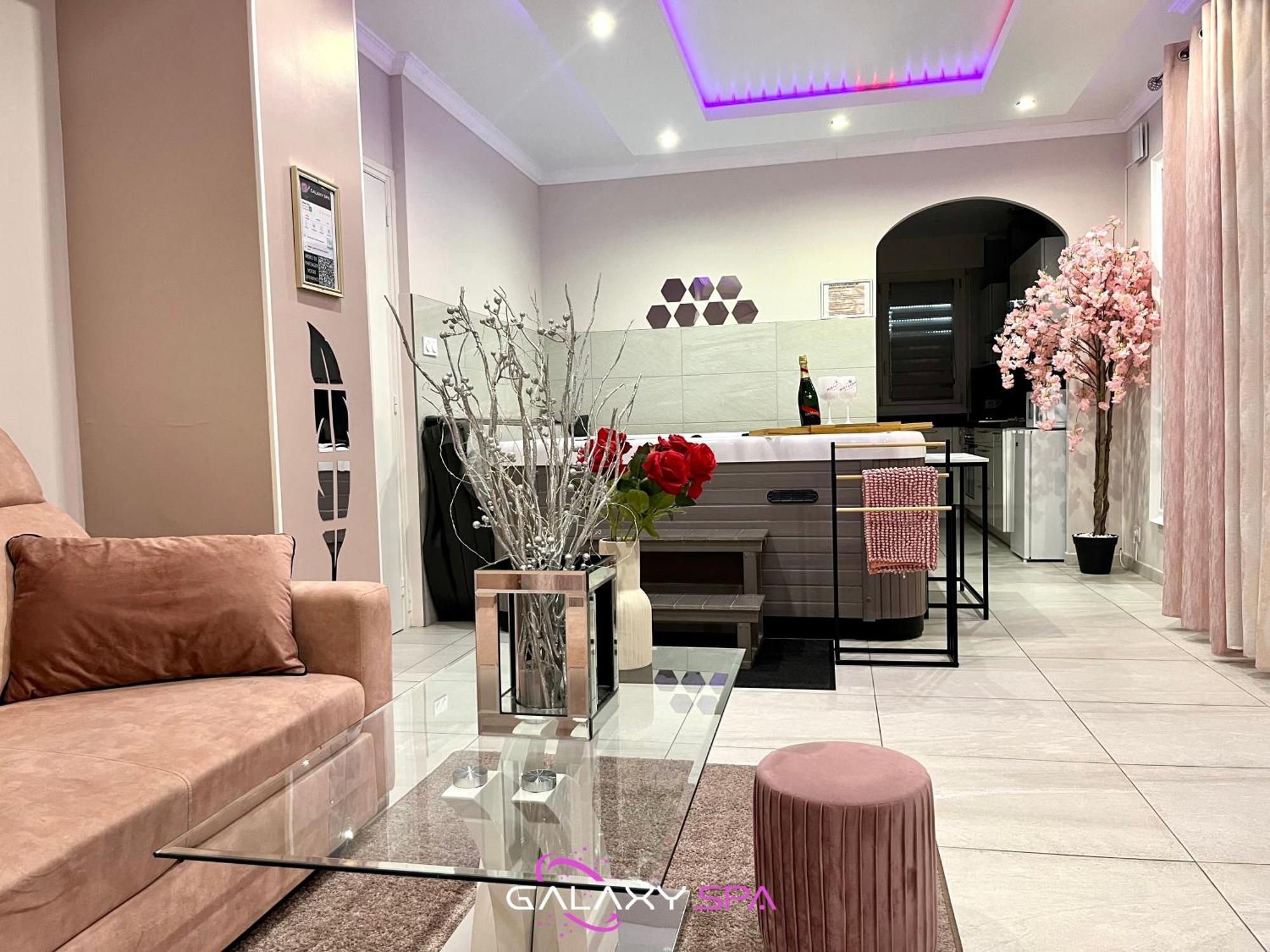 Galaxy Spa - Suite Venus Jacuzzi Et Sauna Privatif Champigneulles Exteriör bild