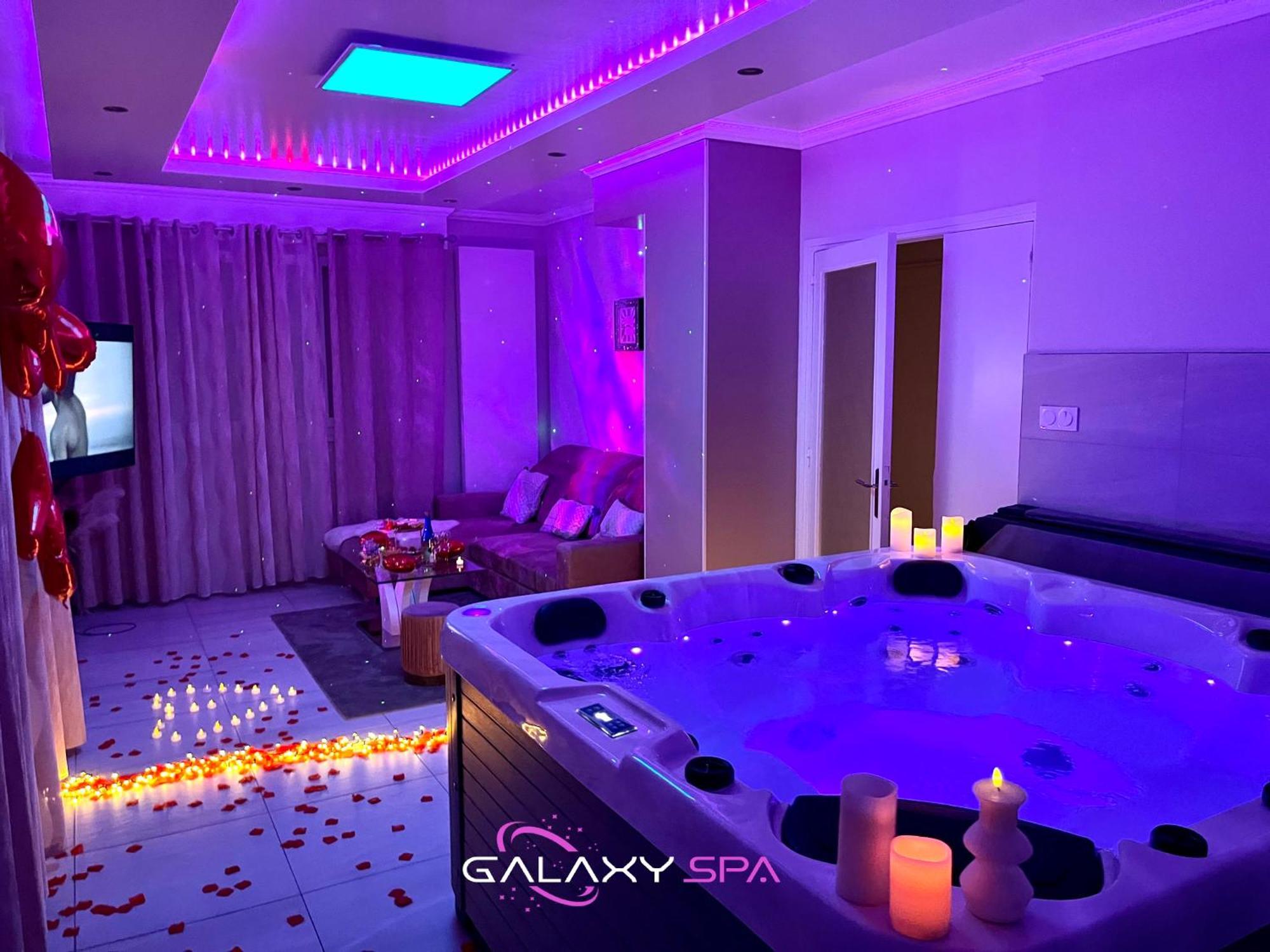 Galaxy Spa - Suite Venus Jacuzzi Et Sauna Privatif Champigneulles Exteriör bild
